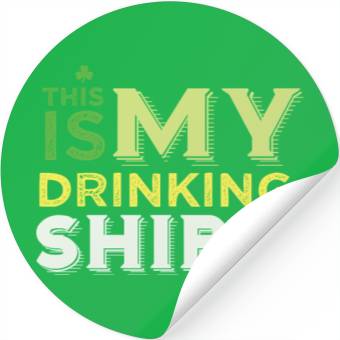 Discover This Is my Drinking Stickers St Patrick Day