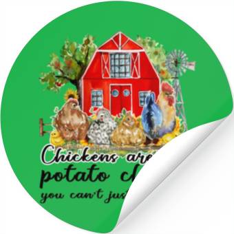 Discover Funny Quotes Chicken Sublimation Stickers