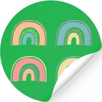 Discover Multi Rainbow Stickers