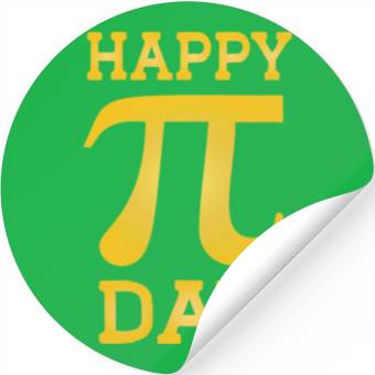 Discover Happy Pi Day Stickers