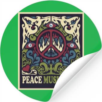 Discover Psychedelic music Stickers