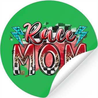 Discover Race Mom Stickers