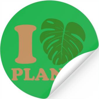 Discover I love plants Stickers