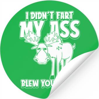 Discover Moose Elk Funny Stickers