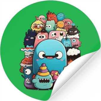 Discover my imaginary friends Stickers