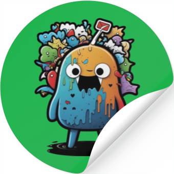 Discover my imaginary friends Stickers