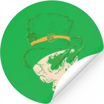 Discover st patrick's skull Stickers