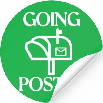 Discover Going Postal Stickers