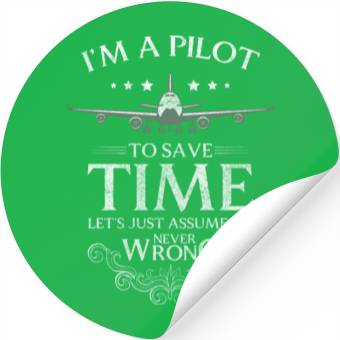 Discover Pilot Aviator Glider Pilots Stickers