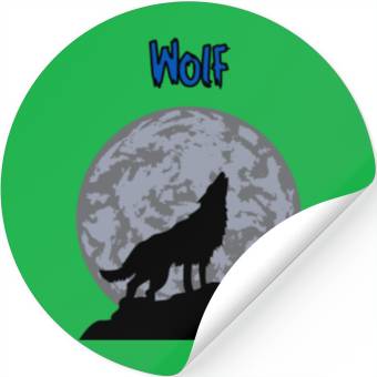 Discover Wolf Stickers