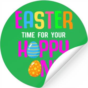 Discover Easter Rabbit Easter Bunny Flowers Eggs Stickers