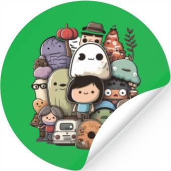 Discover my imaginary friends Stickers