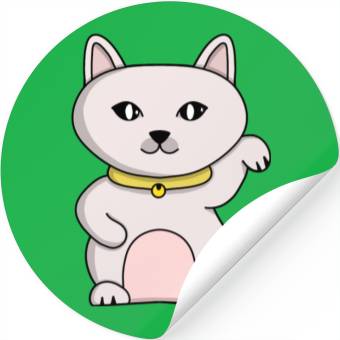 Discover Magic Lucky Cat Stickers
