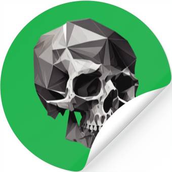 Discover Skull Head Stickers