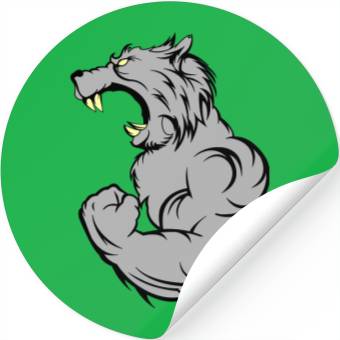 Discover wolf beast 2 Stickers
