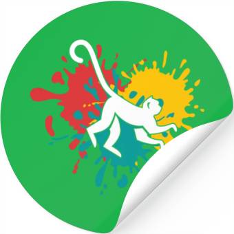 Discover monkey silhouette Stickers