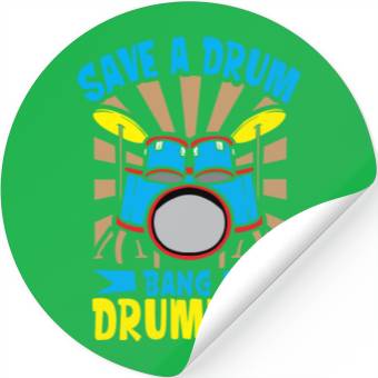 Discover Drummer Drums Music Drum Set Drumming Stickers