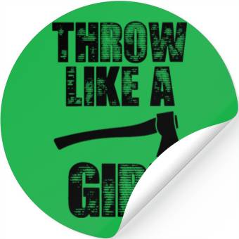 Discover Axe Throwing Stickers