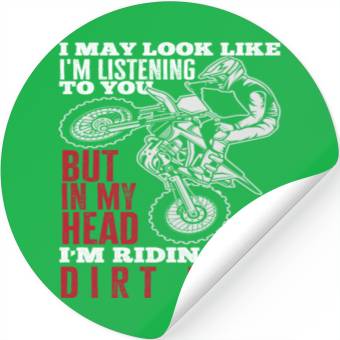 Discover Motocross Hobby Stickers