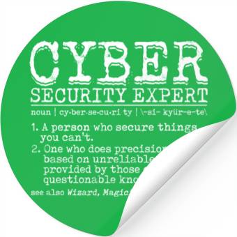 Discover Cyber Security Cyber Hacker Analyst Programmer Stickers
