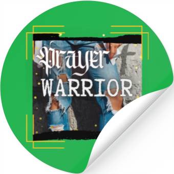Discover Prayer Warrior - Ripped Jeans Stickers