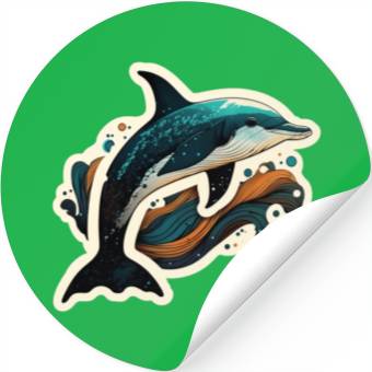 Discover Dolphin Stickers