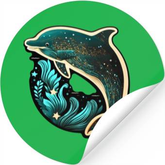 Discover Dolphin Stickers