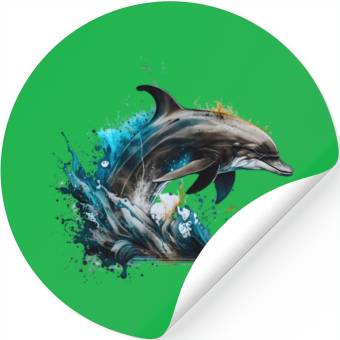 Discover Dolphin Stickers