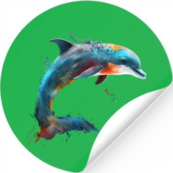 Discover Dolphin Stickers