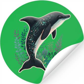 Discover Dolphin Stickers