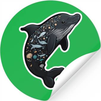 Discover Dolphin Stickers