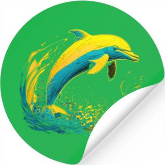 Discover Dolphin Stickers