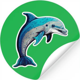 Discover Dolphin Stickers