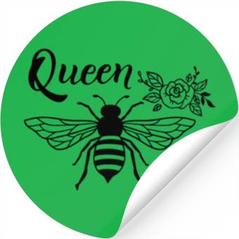 Discover Bee Queen Stickers