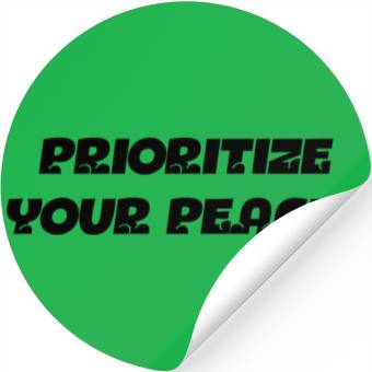 Discover "Peaceful Living" Stickers