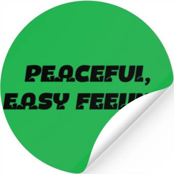 Discover "Peaceful Living" Stickers