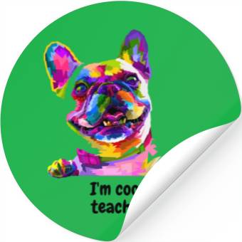 Discover art teacher Stickers