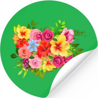 Discover summer flowers Stickers