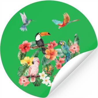 Discover Tropical paradise Stickers