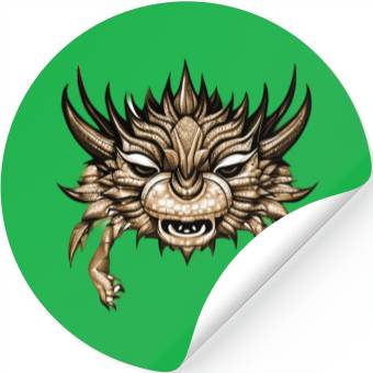 Discover crab dragon brown Stickers