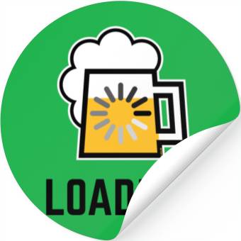 Discover Beer Loading (Drinking In Progress / Positive / |) Stickers