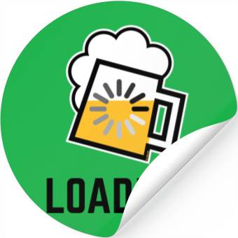 Discover Beer Loading (Drinking In Progress / Positive / /) Stickers