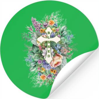 Discover Easter Blessed Roses Stickers