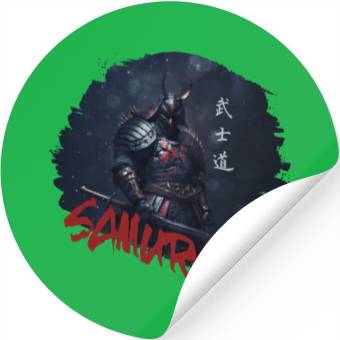 Discover Samurai Warrior Stickers