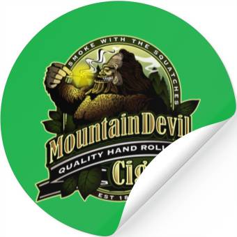 Discover Mountain Devil Cigars Quality Hand Rolled Stickers