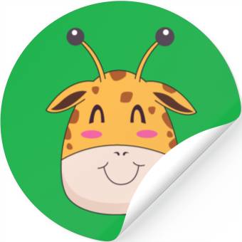 Discover Cute Giraffe Design Stickers