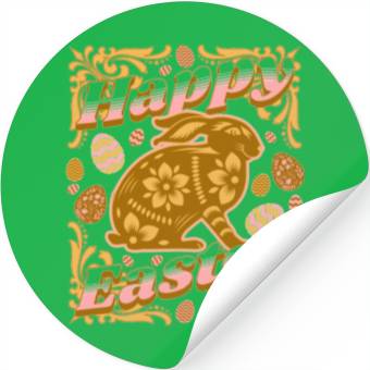 Discover Happy Easter Stickers