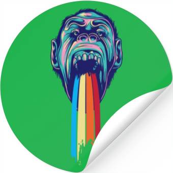 Discover Gorilla Stickers