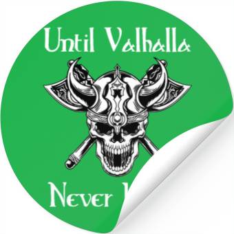 Discover Until Valhalla - Never Kneel Stickers