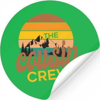 Discover Cousin crew Stickers